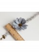 Fashion Leisure Gray Flowers Vacation Tourism Commemorative Female Choker