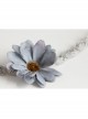 Fashion Leisure Gray Flowers Vacation Tourism Commemorative Female Choker