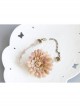 Lady Sweet Golden Lace Simulation Flower Fashion Fashion Anklet