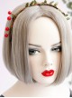 Cute Sweet Red Small Cherry Rattan Creative Fashion Female Headband