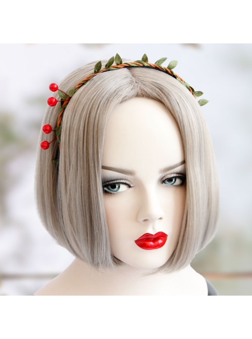 Cute Sweet Red Small Cherry Rattan Creative Fashion Female Headband