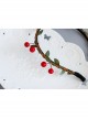 Cute Sweet Red Small Cherry Rattan Creative Fashion Female Headband
