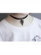 Fashion Retro White Lace Flowers Lavender Pendant Lolita Cute Female Short Necklace