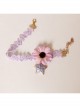 Fashion Leisure Starfish Purple Daisy Flowers Lace Seaside Tourism Beach Female Anklet
