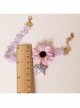 Fashion Leisure Starfish Purple Daisy Flowers Lace Seaside Tourism Beach Female Anklet