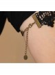 Handmade Fashion Retro Gothic Black Lace Flower Wings Love Female Arm Chain