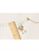 Retro Baroque White Lace Pearl Butterfly Simple Fashion Female Anklet