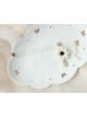 Bride Princess Retro Baroque White Lace Flower Pendant Simple Fashion Female Anklet