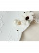 Bride Princess Retro Baroque White Lace Flower Pendant Simple Fashion Female Anklet