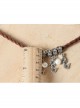 Retro Casual Fashion Mermaid White Pearl Velvet Rope Female Anklet