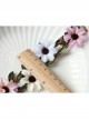 Fashion Casual Beautiful Bride White Purple Artificial Flower Rattan Female Anklet
