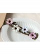 Fashion Casual Beautiful Bride White Purple Artificial Flower Rattan Female Anklet