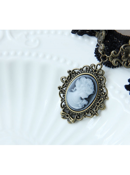 Handmade Retro Fashion Gothic Black Lace Rose Flower Beauty Female Fashion Anklet
