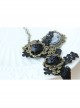 Handmade Retro Fashion Gothic Black Lace Rose Flower Beauty Female Fashion Anklet