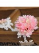 Bride Wedding Dress Fashion Lolita Cute Female White Lace Pink Flower Anklet