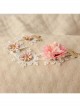 Bride Wedding Dress Fashion Lolita Cute Female White Lace Pink Flower Anklet