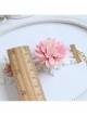 Bride Wedding Dress Fashion Lolita Cute Female White Lace Pink Flower Anklet