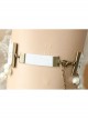 Fashion Retro Baroque Simple Dancing White Pearl Lace Female Armband