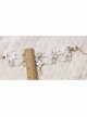 Bride Fashion White Lace Tassel Pearl Cherry Blossom Palace Retro Female Armband