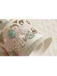 Light Pink Lace Fashion Retro Crown Colored Flowers Female Armband