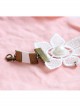 Fashion Retro Baroque White Tassel Bride Wedding Lace Flower Crystal Pearl Armband