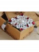 Fashion Retro Wedding Dress Bride White Pearl Red Diamond Lace Exaggerated Personality Armband
