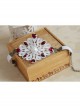 Fashion Retro Wedding Dress Bride White Pearl Red Diamond Lace Exaggerated Personality Armband