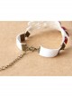 Fashion Retro Wedding Dress Bride White Pearl Red Diamond Lace Exaggerated Personality Armband