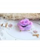 Retro Fashion Festival Dancing Purple Flower White Lace Female Armband