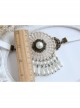 Fashion Nightclub Prom Retro Golden Lace White Pearl Female Armband