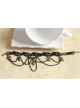 Fashion Retro Gothic Party Dancing Little Love Black Lace Tassel Female Armband