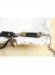 Fashion Retro Gothic Party Dancing Little Love Black Lace Tassel Female Armband