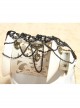 Fashion Retro Gothic Party Dancing Little Love Black Lace Tassel Female Armband