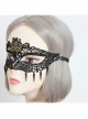 Fashion Retro Black Lace Rivets Grim Reaper Fox Head Beauty Princess Masquerade Half Face Mask