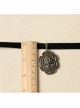 Fashion Retro Exaggerated Simple Skull Black Velvet Rope Female Short Necklace