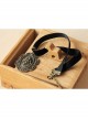 Fashion Retro Exaggerated Simple Skull Black Velvet Rope Female Short Necklace