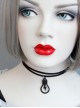 Baroque Fashion Retro Beauty Head Black Velvet Rope Simple All-Match Female Short Necklace