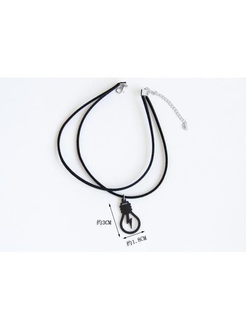Baroque Fashion Retro Beauty Head Black Velvet Rope Simple All-Match Female Short Necklace