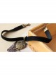 Retro Simple Bronze Owl Black Velvet Rope Fashion Female Short Necklace
