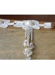 Bride Wedding Dress Sexy Fashion Crystal White Lace Pearl Female Anklet