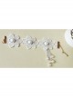 Bride Wedding Dress Sexy Fashion Crystal White Lace Pearl Female Anklet