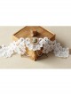 Bride White Lace Beauty Portrait Tassel Retro Lolita Fashion Exaggerated Female Choker