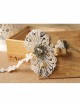 Palace Retro Fashion Party Travel Prom Golden Lace Flower Crystal Female Anklet