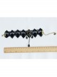 Gothic Black Lace Flower Tassel Drop Rhinestones Exquisite Fashion Retro Female Anklet