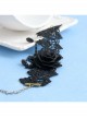 Retro Fashion Gothic Black Lace Rose Tassel Water Drop Pearl Star Flower Female Anklet