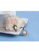 Handmade Retro Fashion Golden Lace Flower Pearl Pink Love Female With Ring Bracelet