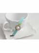Golden Flower Pearl Retro Fashion Simple Blue Female Bracelet