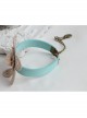 Fashion Leisure Golden Flowers Lace Roses Retro Female Blue Bracelet