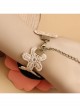 Palace Fashion Pink Flower Pearl Golden Lace Retro Female Bracelet With Ring One Chain