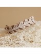 Fashion Simple Golden Lace Love Heart Hemp Rope Retro Handmade Female Bracelet